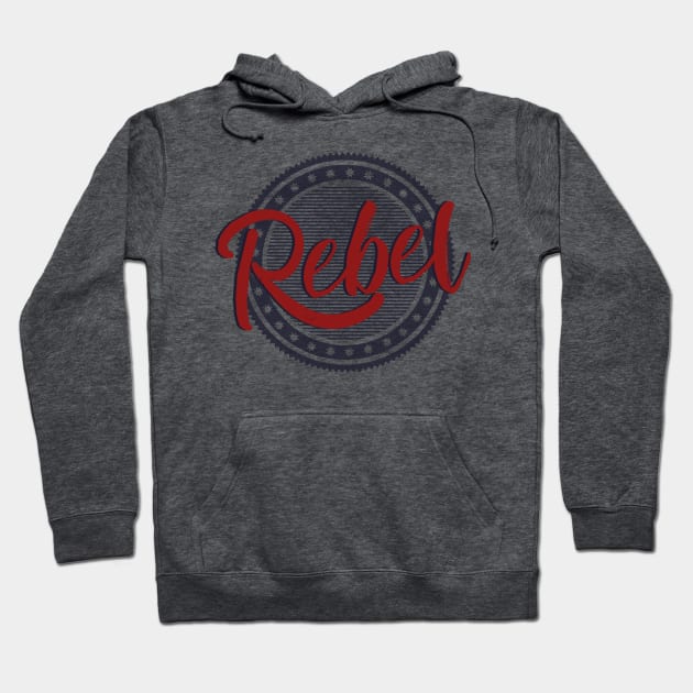 Rebel Vintage Hoodie by xxtinastudio